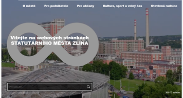 Hotovo: Město Zlín má nový web, ušetří Vám čas